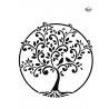 Schablone Baum des Lebens