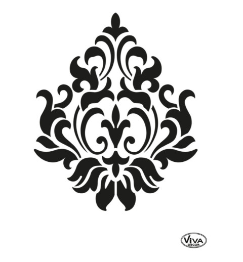 Schablone Ornament