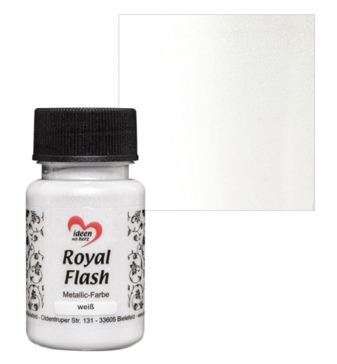 Royal Flash Metallic Farbe weiss