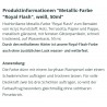 Royal Flash Metallic Farbe weiss