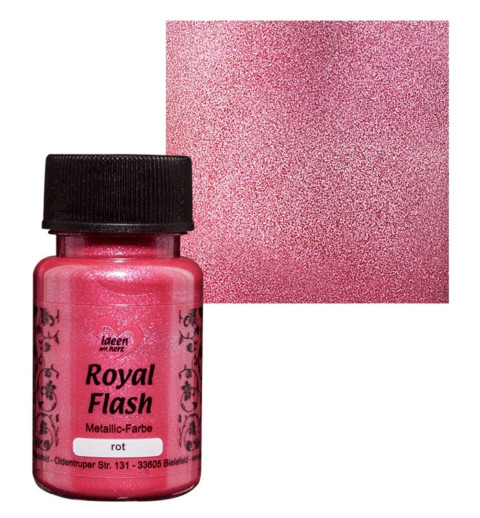 Royal Flash Metallic Farbe rot