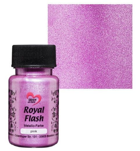 Royal Flash Metallic Farbe flieder/pink