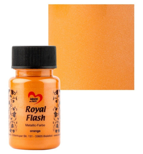 Royal Flash Metallic Farbe orange
