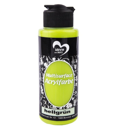 Multisurface Acrylfarbe hellgrün