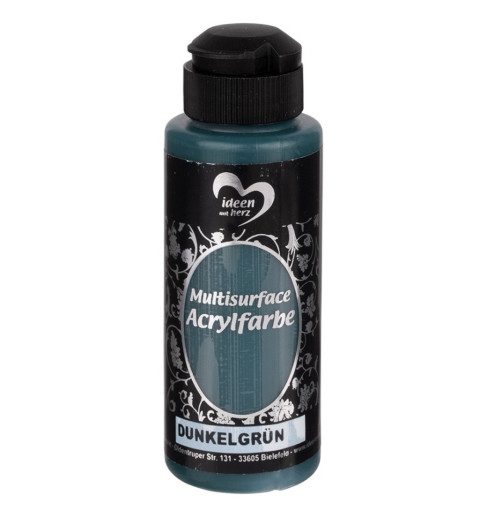 Multisurface Acrylfarbe dunkelgrün