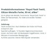 Royal Flash Textil Glitzer Farbe silber