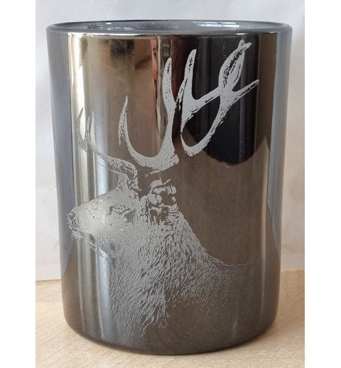 Windlicht Glas Hirsch