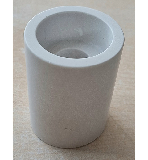 Beton Kerzen/Teelichthalter weiss