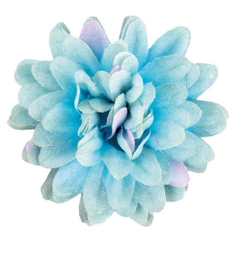 Deko Blüte Dahlie blau/lila