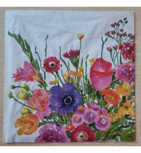 Serviette Blumenwiese 1