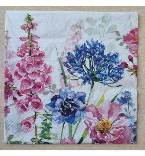 Serviette Blumen