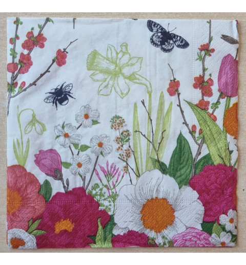 Servietten Blumenwiese 2