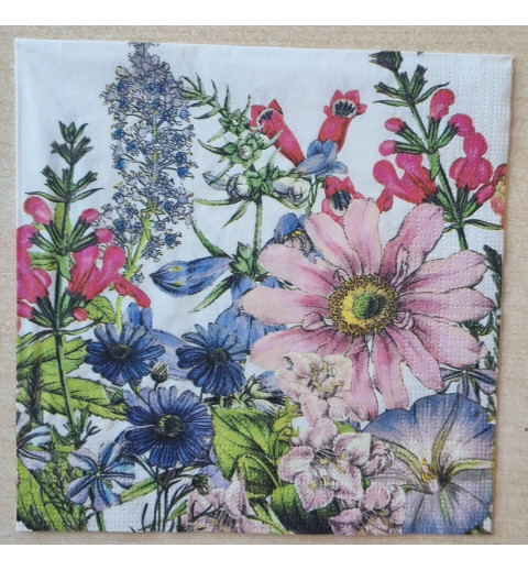 Servietten verschiedene Blumen 2