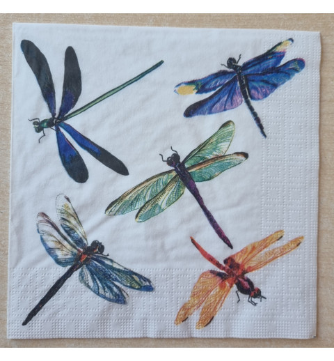 Serviette Libellen