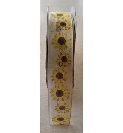 Dekoband Sonnenblumen