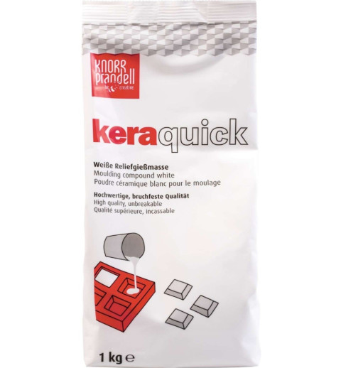 KeraQuick Giesspulver weiss