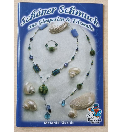 Schöner Schmuck aus Glasperlen und Filzwolle