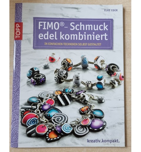 Fimo Schmuck edel kombiniert