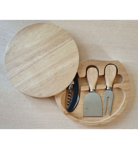 Käsebrett mit Messer