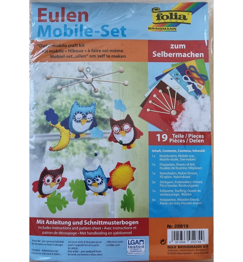 Bastelset Mobile Eulen
