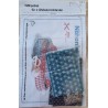 Bastelset für Zwei Wickelarmbänder petrol/braun