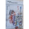 Bastelset für Zwei Wickelarmbänder lila/bunt