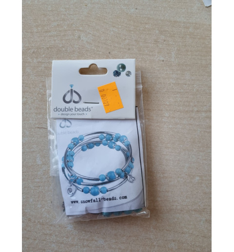 Bastelset Armband türkis/silber