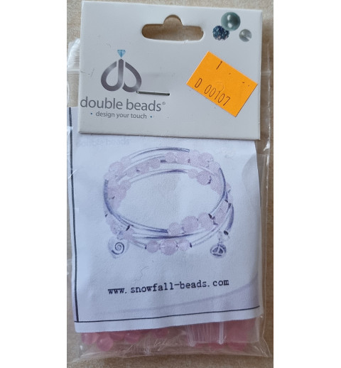 Bastelset Armband rosa/silber