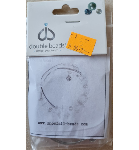 Bastelset Armband transparent/silber