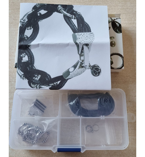 Bastelset Armband schwarz