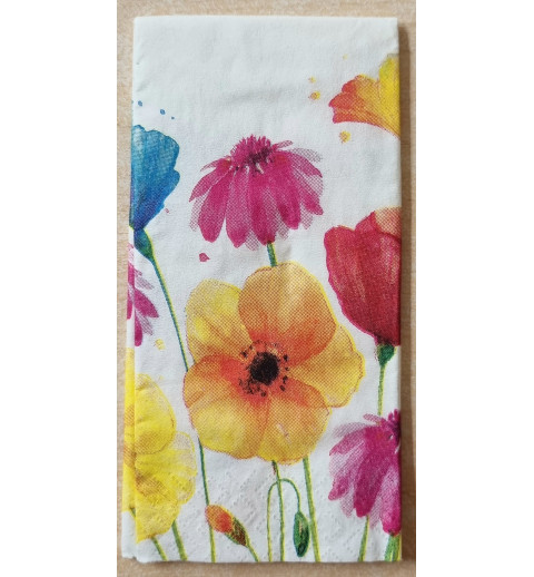 Taschentücher Bunte Blumen