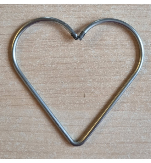Metall Herz 80 mm