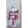 Taschentücher Schneemann Familie