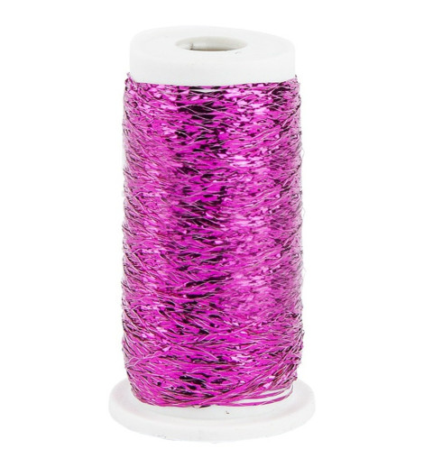 Stickgarn Metallic pink