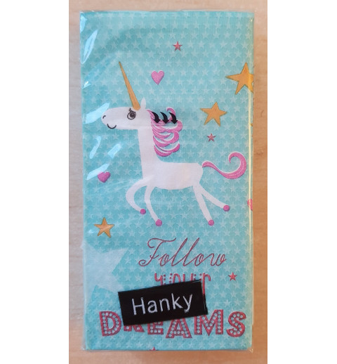 Taschentücher Einhorn mit Spruch