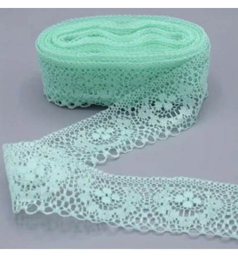 Spitzenband mint