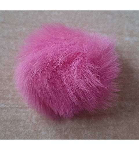 Kunstfell Bommel rosa