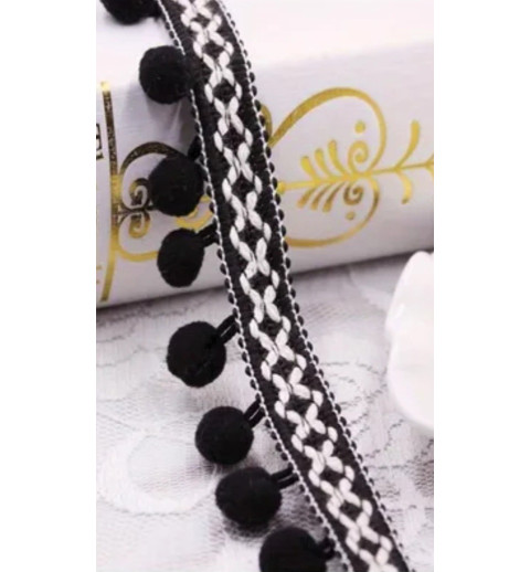 Bommel Band schwarz