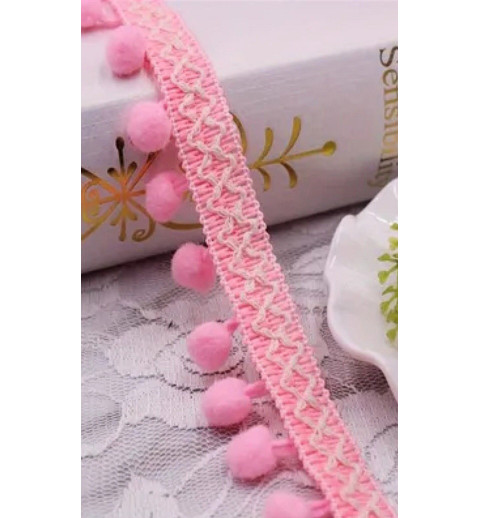 Bommel Band rosa