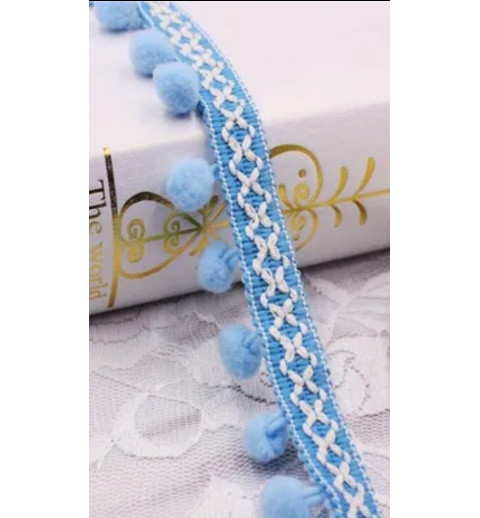 Bommel Band hellblau