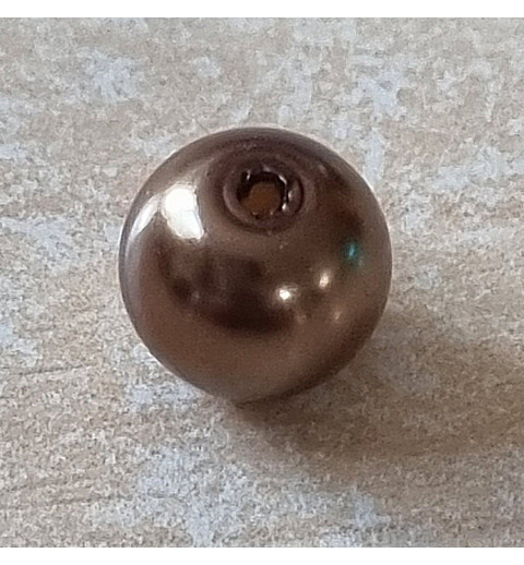 Wachsperle bronze