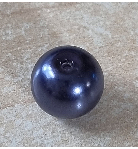 Wachsperle blau-violette