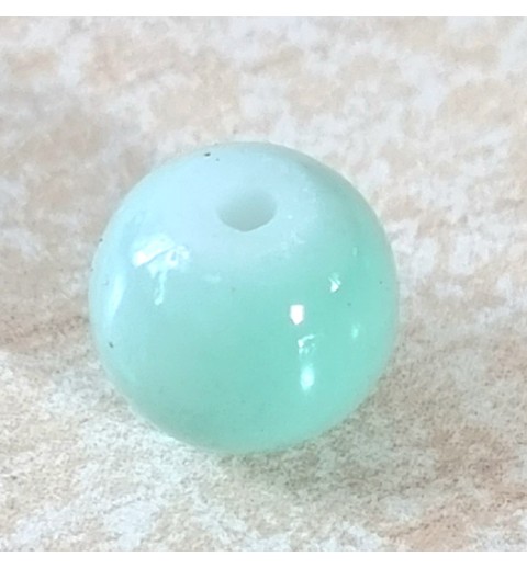 Kunststoff Perle mint/regenbogen
