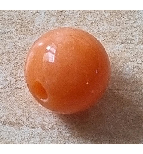 Kunststoff Perle orange