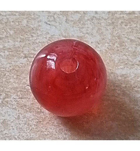 Kunststoff Perle rot