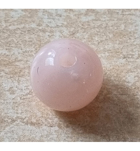 Kunststoff Perle hellrosa