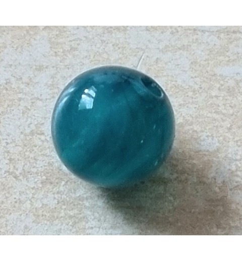 Kunststoff Perle petrol