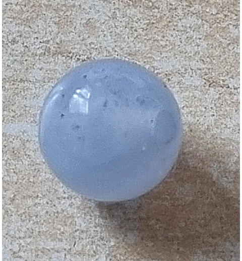 Kunststoff Perle hellblau