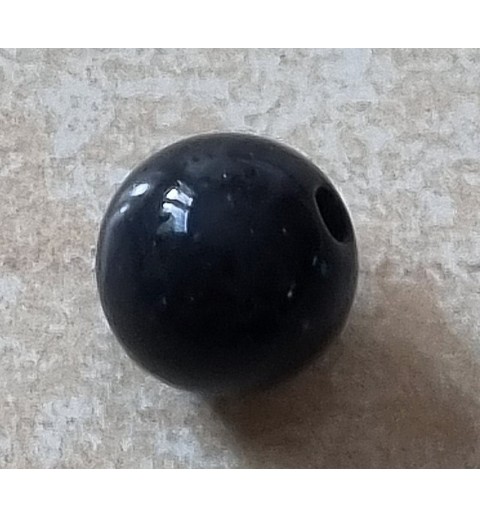 Kunststoff Perle schwarz