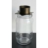 Teelichthalter Krone auf Glas
